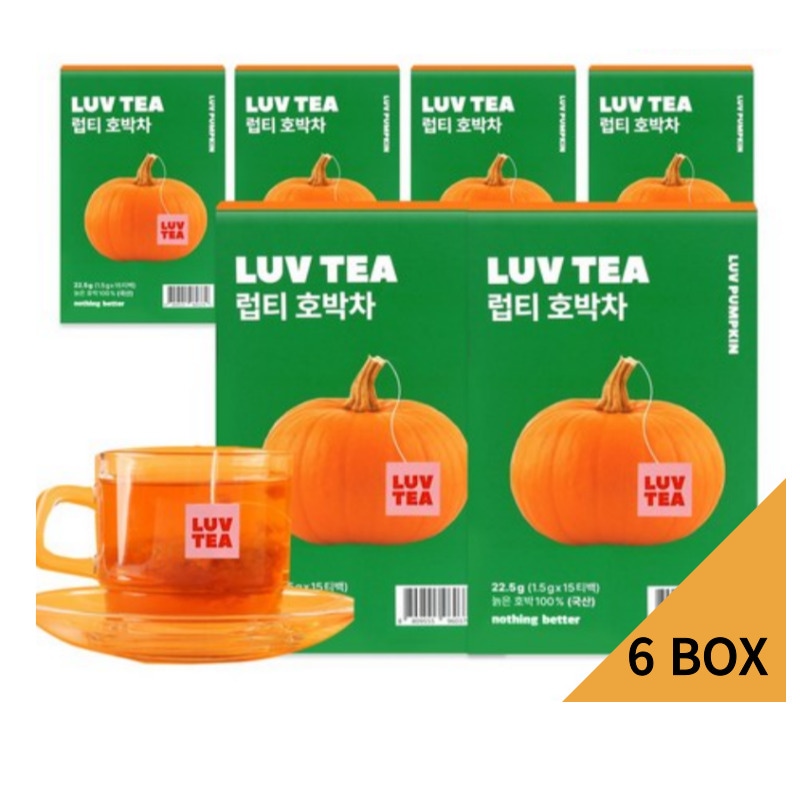 かぼちゃ茶 LUV TEAラブティー 15個入り x 6BOX