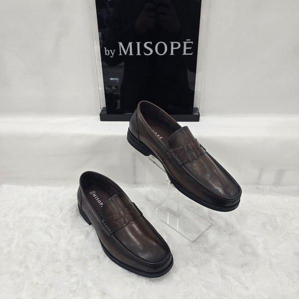 By 男性クラシックペニーローファー 122HT319SP201 DBROWN 3 JJ