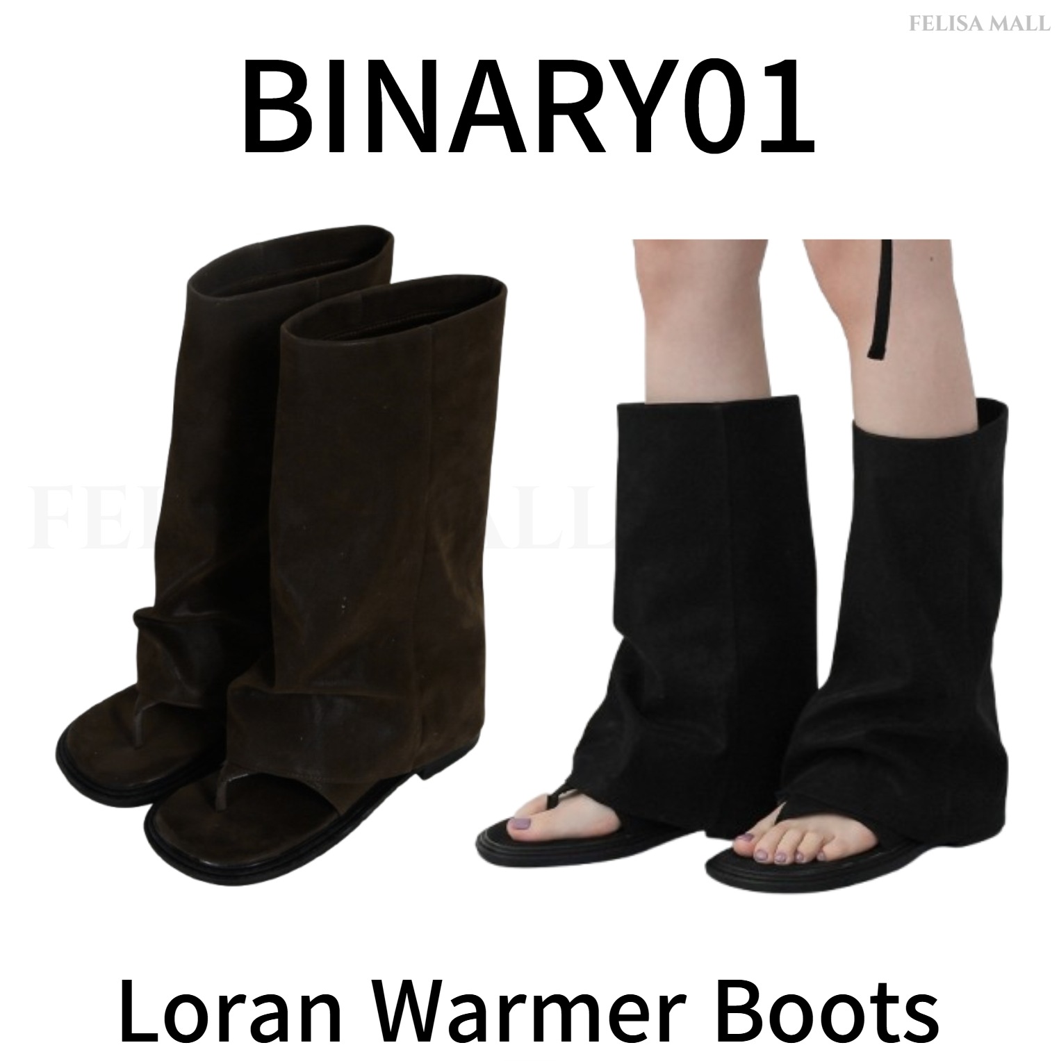[Binary01] Loran Warmer Boots ブーツサンダル 韓国ブランド