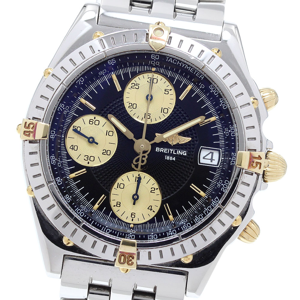 ブライトリング BREITLING B13050.1 クロノマット ビコロ デイト 自動巻き メンズ 保証書付き_900119【中古】