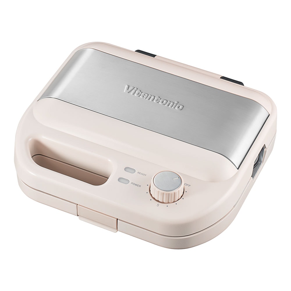 ビタントニオ VWH-600-I ワッフル＆ホットサンドベーカー　アイボリー VWH600I