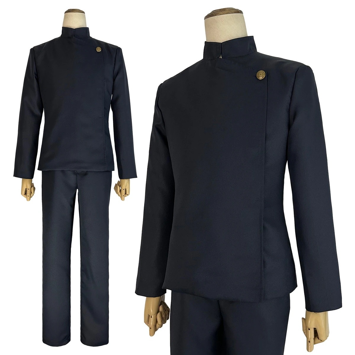 [2026 新作]HOLOUNCOSER 呪術廻戦 五条悟 コスプレ 衣装 高専 制服 ウィッグセット フルセット C服 仮装 ハロウィン アニメ