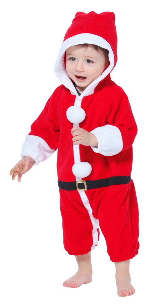 即納 コスプレサンタカバーオール 人気が高い 80 461135 子供 サンタ衣装 在庫限り サンタコスプレ