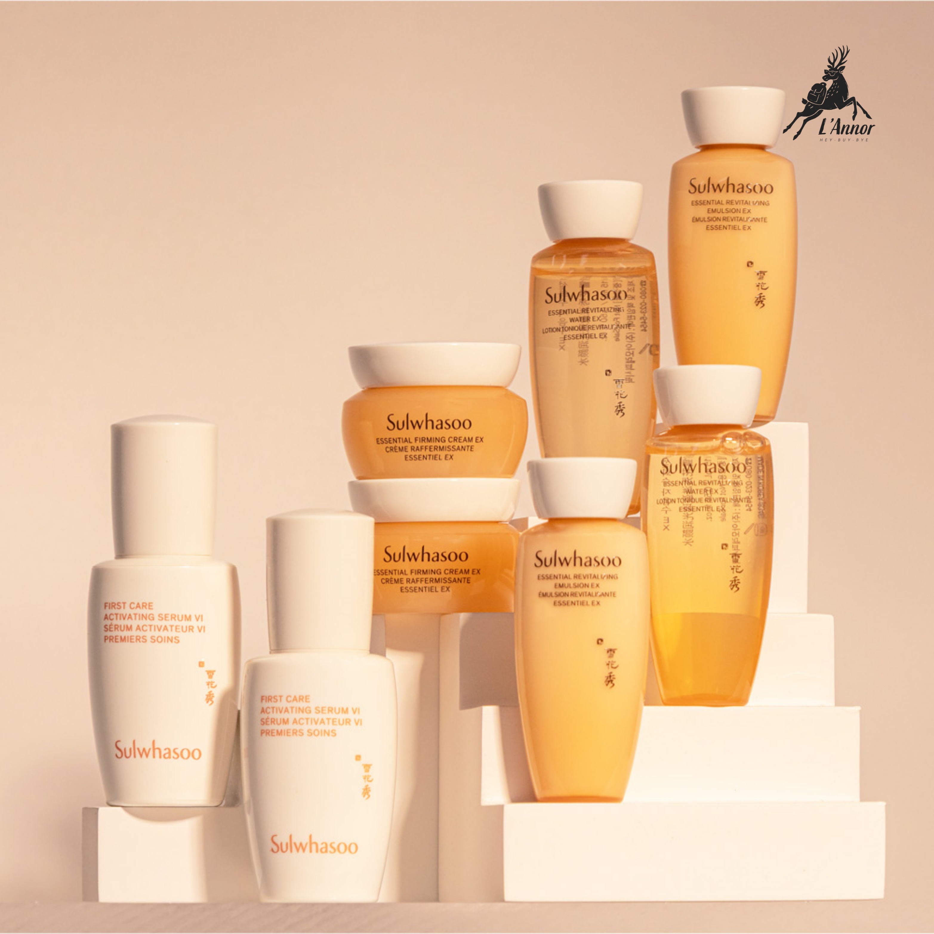 雪花秀 滋陰基礎キット4種 / エッセンシャルデイリールーチンキット6個