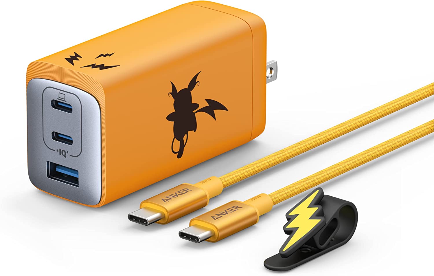 Anker USB急速充電器 120W ライチュウモデル (USB PD 充電器 USB-A & USB-C 3ポート)【独自技術Anker GaNPrime採用 / PowerIQ 4.0 搭載/