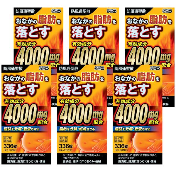 【第2類医薬品】 防風通聖散料エキス錠 「創至聖」 336錠 6個セット 北日本製薬 セルフメディケーション税制対象商品