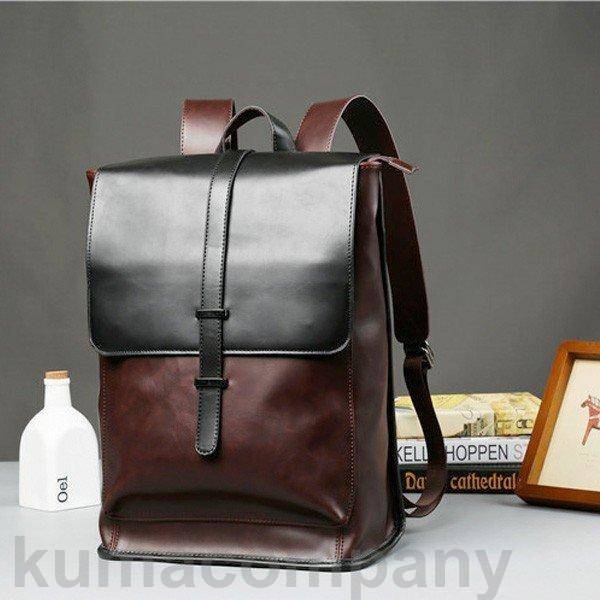 メンズファッション リュックサック カバン メンズ レザー ビジネス防水2WAY 手提げ 斜めがけ 鞄A4 防水 通学 通勤 旅行 メンズリュック