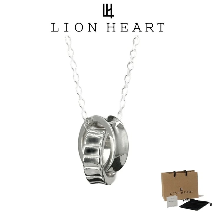 ネックレス メンズ ノスタルダブルリングネックレス SV925 LH-1NE284 クリスマス 誕生日 プレゼント ギフト 彼氏 【ネコポス】