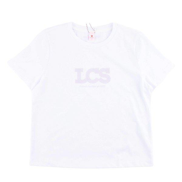レギュラーフィット レディース レース グラフィック 半袖Tシャツ QQ122ORS21 OWT