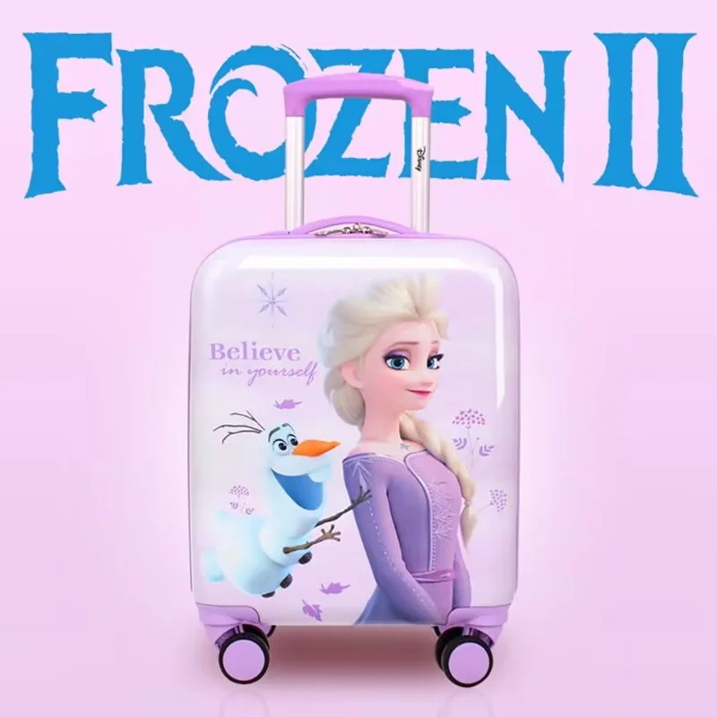子供用レバーケースエルサ姫16インチスーツケース万向輪学生氷雪姫スーツケース20インチ