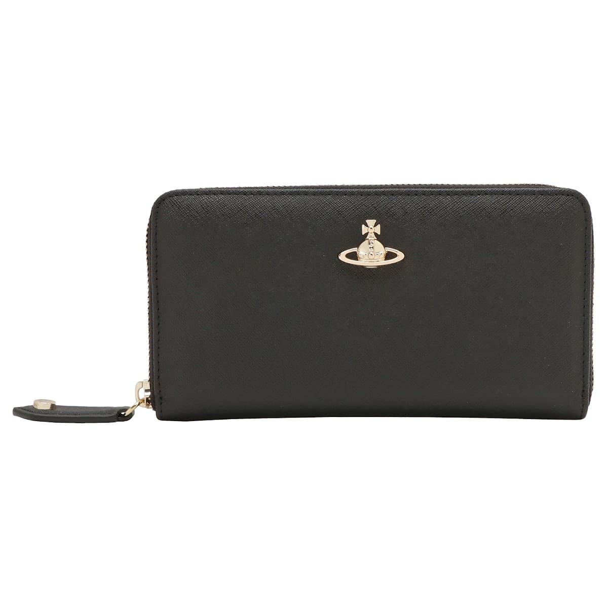 ヴィヴィアンウエストウッド 財布 レディース ラウンドファスナー 長財布 Vivienne Westwood 51050023 L001N N403 サフィアーノ ブラック ウォレット SAFFIAN