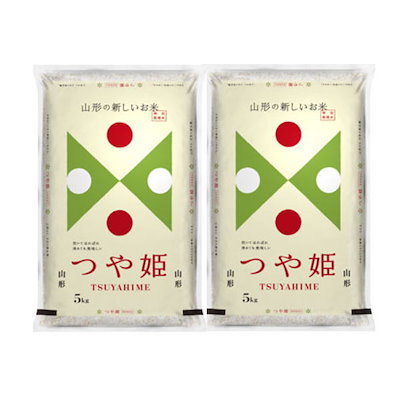 Qoo10] 令和5年産山形県産つや姫10kg(5kg : 米・雑穀