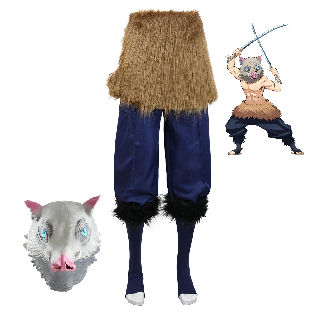 ハロウィーンコスプレ服口平伊之助cos服豚頭頭カバー 5,991円