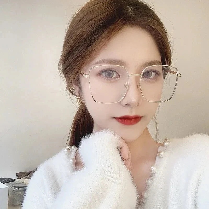 男女兼用 韓国52 近視 眼鏡 メガネ 新流行 ブルーライトカット 度付き 度あり 韓版ファッション