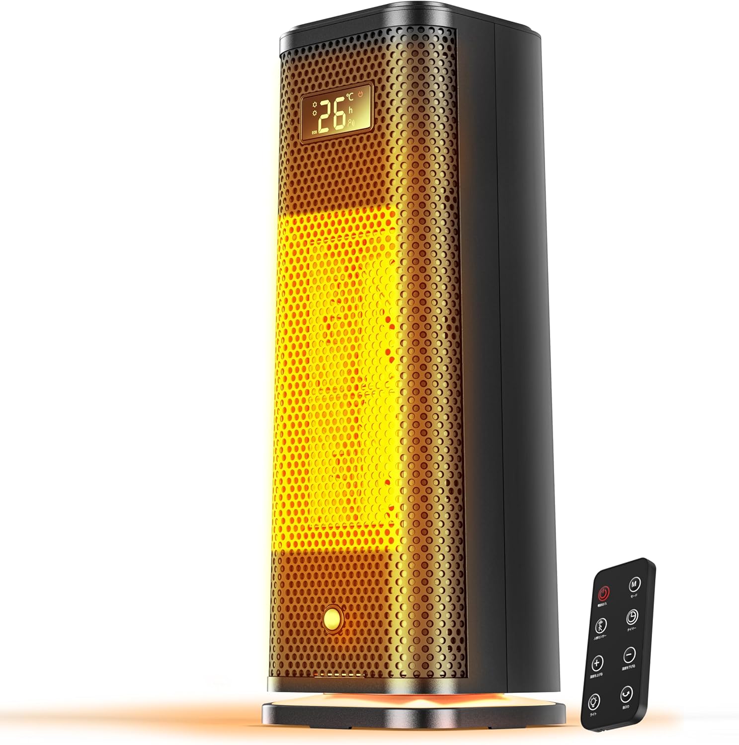 人感センサー搭載】セラミックヒーター ECO知能恒温 節電モデル