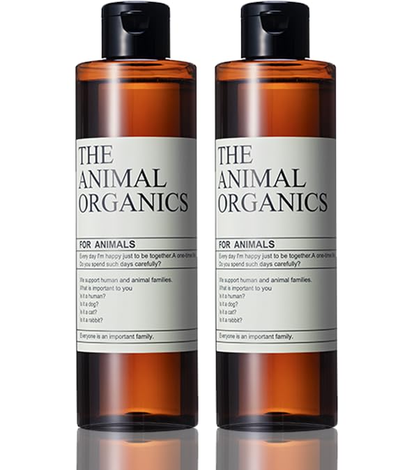 犬 シャンプー 無添加 オーガニック 250ml ×2 まとめ買いお得セット 日本製 「全成分表示 人間規格」「植物由来成分98％」「 合成香料不使用」「泡切れ 目にしみにくい」 アニマルオーガニック