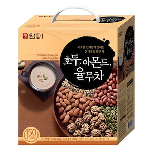 クルミアーモンドハトムギ茶 ユルム茶 18g x 150包入 韓国茶 健康飲料 朝食 伝統茶