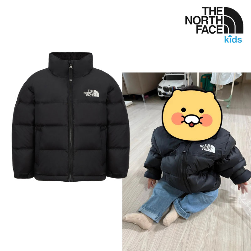 NJ1DR54T KS 1996 ECO NUPTSE DOWN JACKET RDS 160まで 大人も着用可 キッズ 子供用 撥水 防風 高保温 ハイネック ジップポケット 軽量 普段 通学 便利