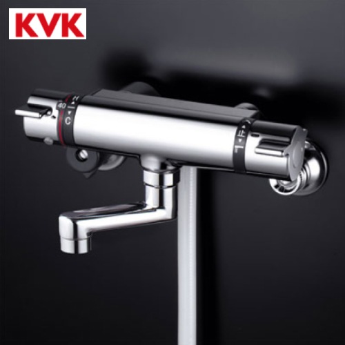 好評 KVK サーモスタット式シャワー(80mmパイプ付) [KF800TN] 浴室用