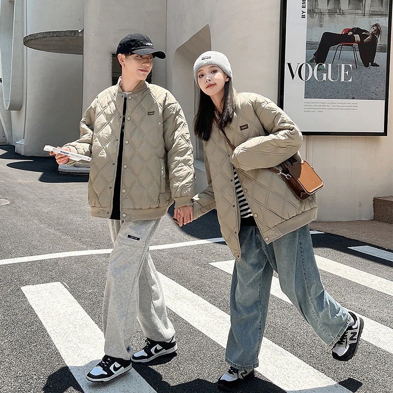 ダウンコート ダウンジャケット 長袖 レディース 秋冬 ショートダウンコート 中綿コート 無地 男女兼用 ジャケット ライトダウン アウター ゆったり