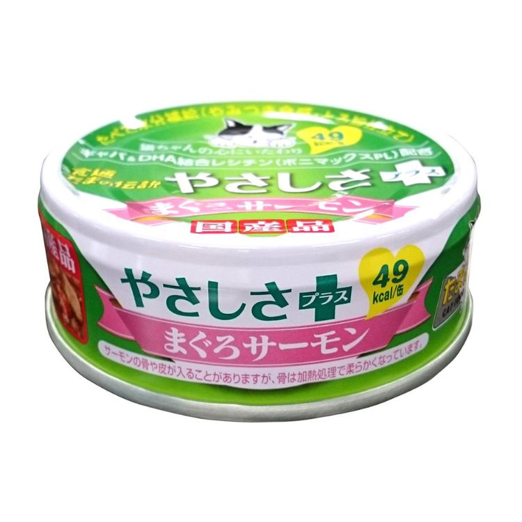 【24個セット】 食通たまの伝説 やさしさプラス まぐろサーモン 70g
