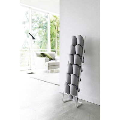 他サイト： 山崎実業　スリッパラック フレーム 6足用 スリム ホワイト　4702の商品画像