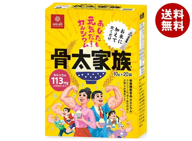 はくばく 骨太家族 200g(10g×20袋)×6袋入×(2ケース)