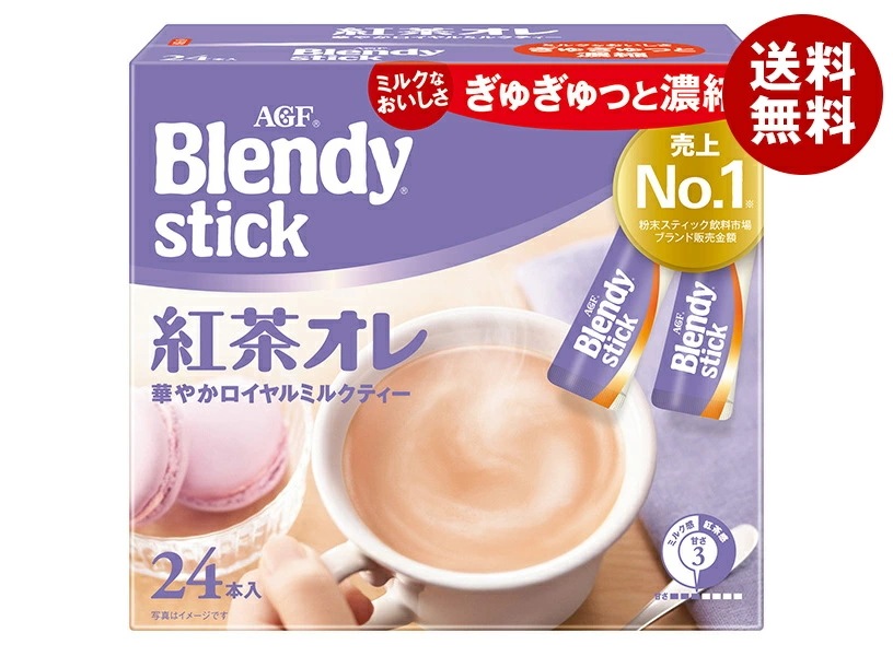 AGF ブレンディ スティック 紅茶オレ (9.5g×24本)×6箱入×(2ケース)