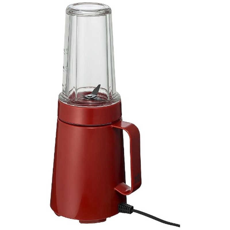 プラスマイナスゼロ　ミキサー レッド [400ml / 4枚刃]　XKM-B010-R (レッド)