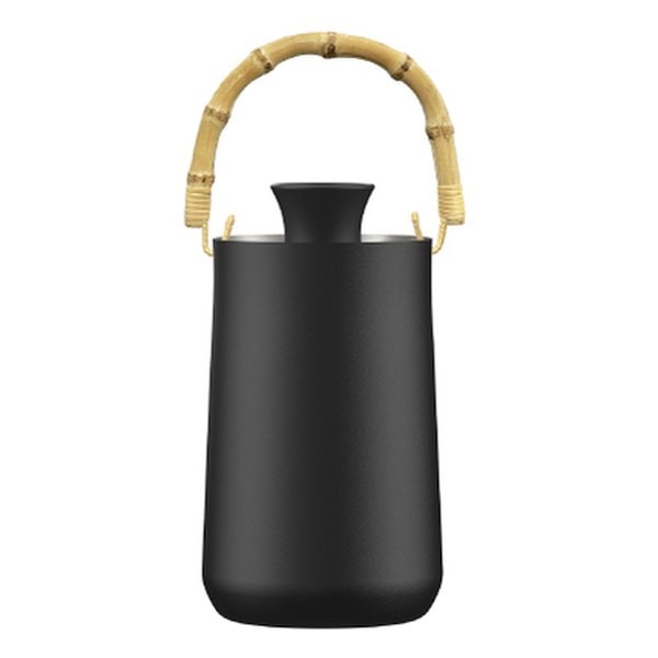 酒燗器 陶磁器製徳利 2合/0.33L/ブラック ACH-36 B