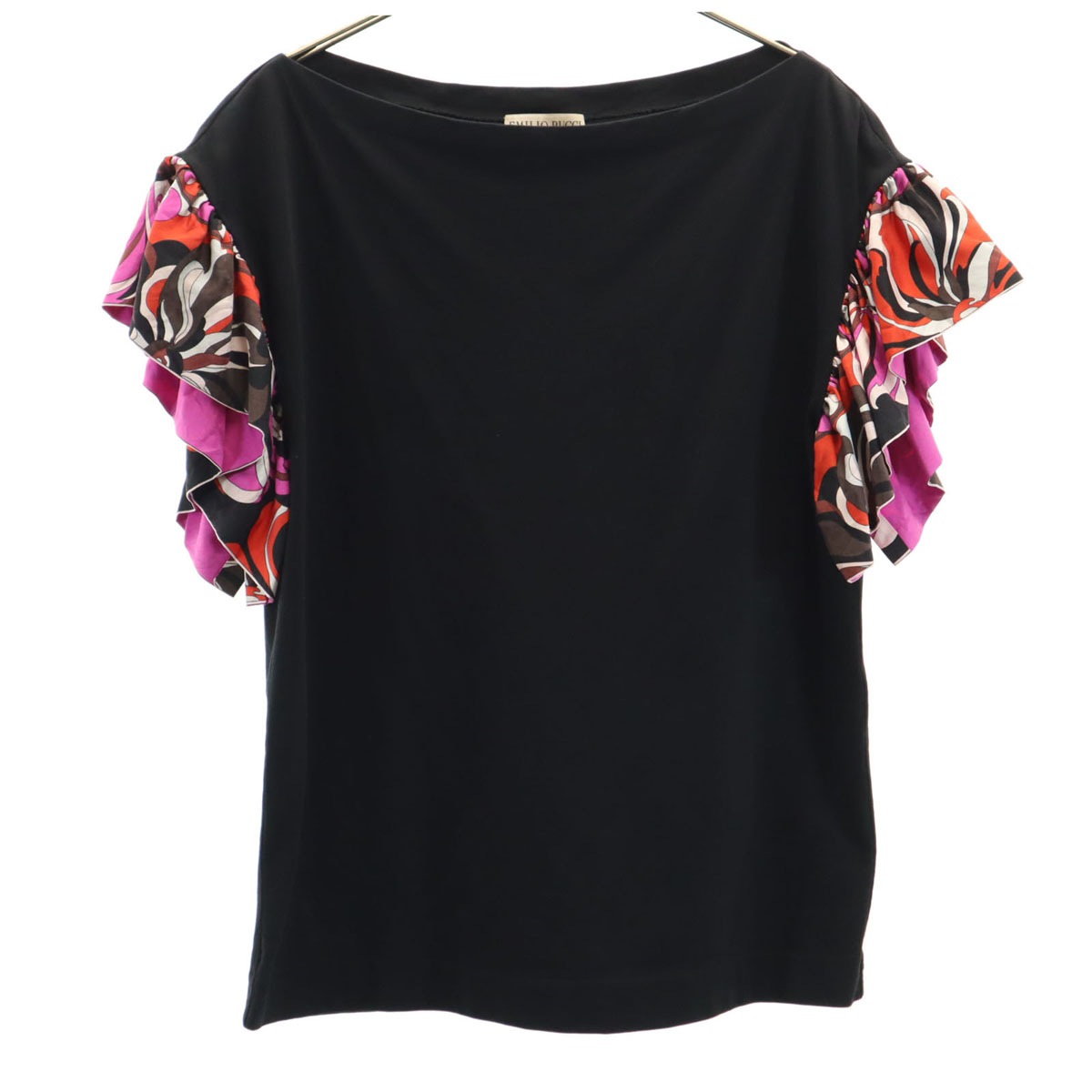 半袖 カットソー XS ブラック レディース 古着