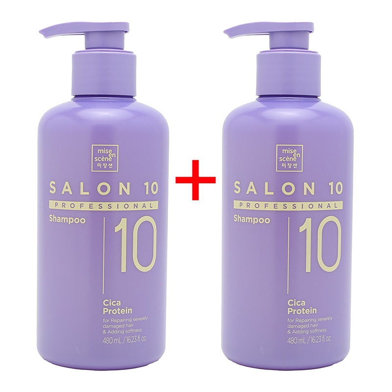 [1+1]サロン10 プロフェッショナル シカ プロテイン シャンプー 480ml+480ml