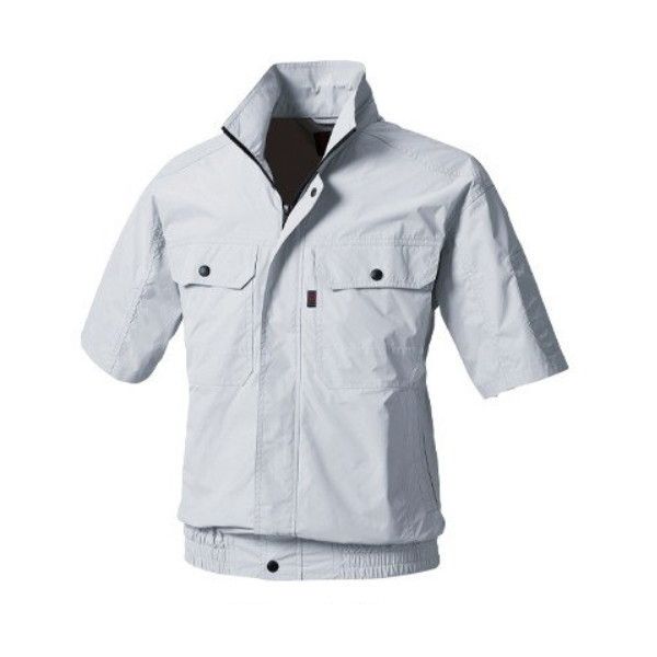 村上被服 V8307シルバーグレー3L HOOH (鳳皇) 快適ウェア 半袖ブルゾン (バッテリー・ファン別売り)