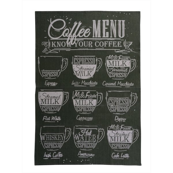 インド綿のラグ COFFEE MENU 130190cm 北欧 ナチュラル センターラグ 敷物 リビング