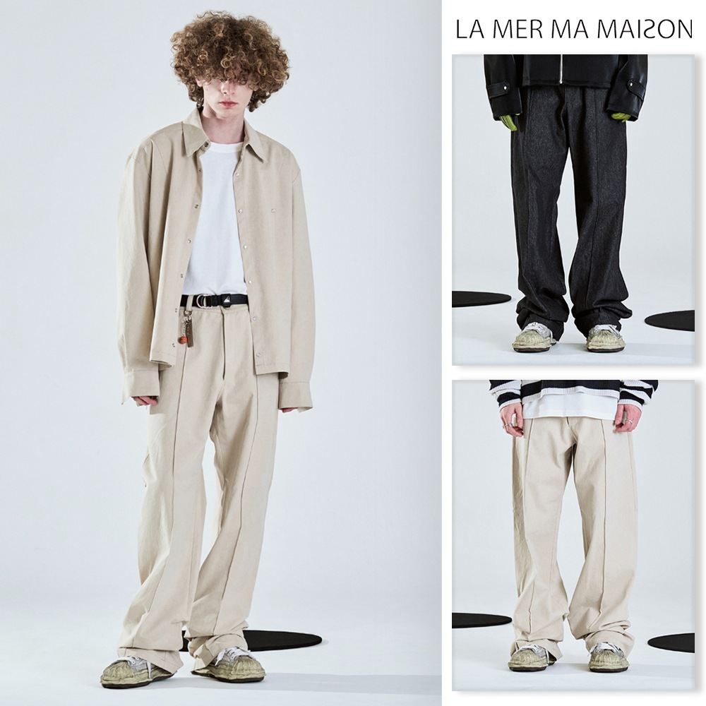 [LA MER MA MAISON] RIMPLE LINE PANTS