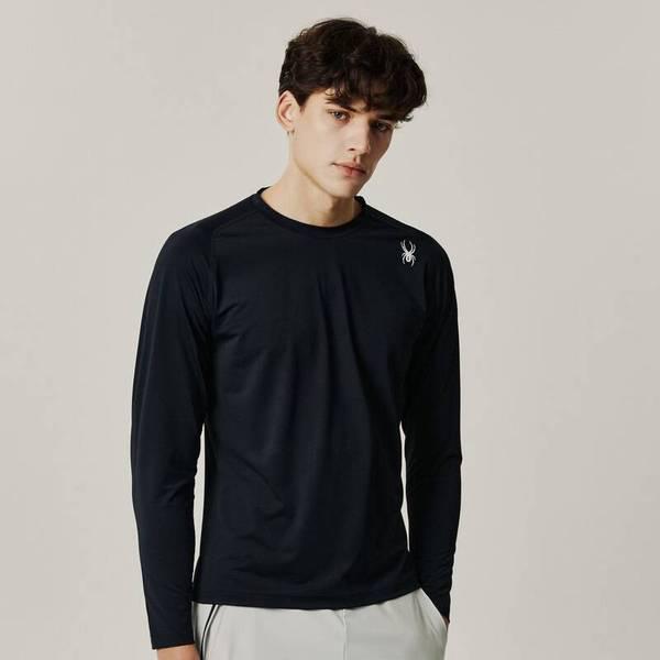 男性ラドパッドデザインポイントTシャツ SPJPCNRL204MBLK 710349