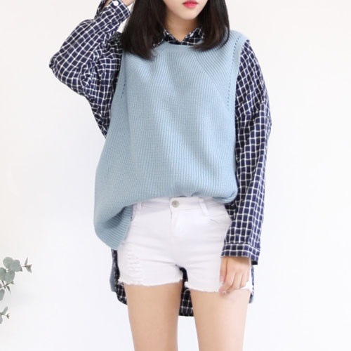 [DALKONG] KN.031 ニットベスト