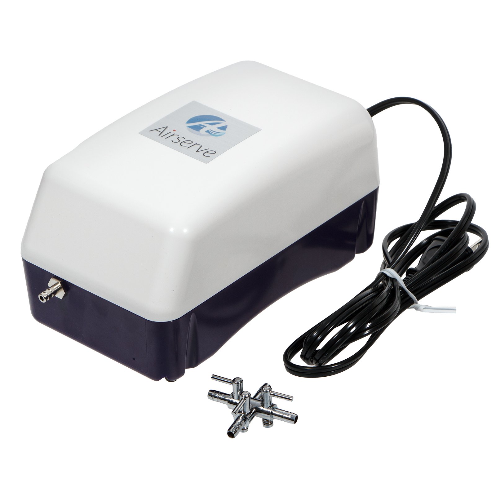 エアサーブ　ＳＴ－４０００　３方分岐管付き　エアーポンプ　エアレーション　ＣＲＣ10―21―10―60―00