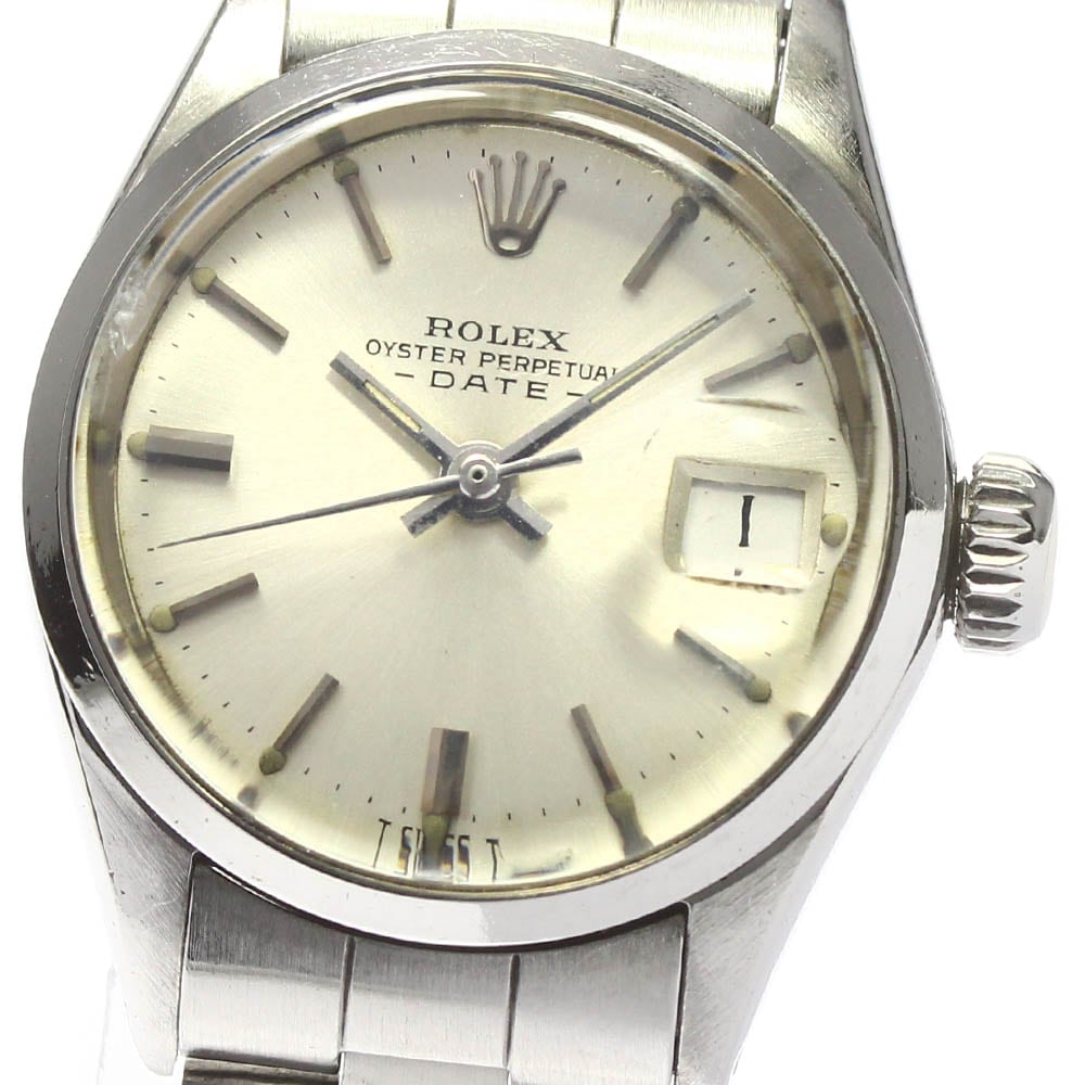 訳あり 保証書付き【ROLEX】ロレックス オイスター パーペチュアル デイト cal.1161 Ref.6516 自動巻き レディース_702138【中古】 202,300円