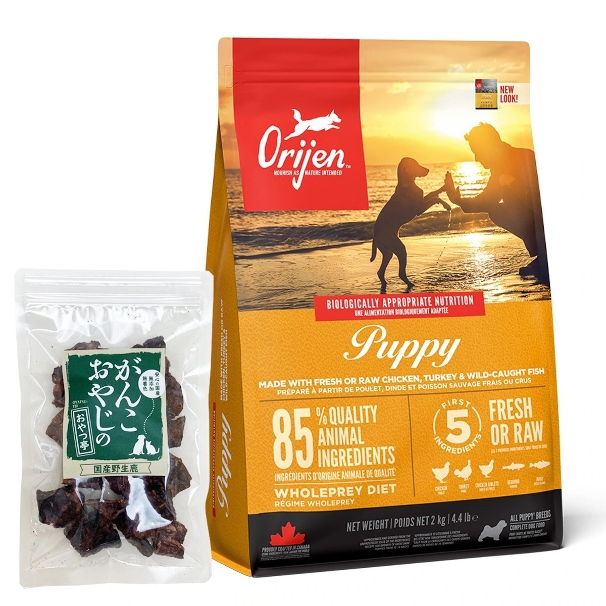パピー 2kg【国産鹿ラング15g付き】