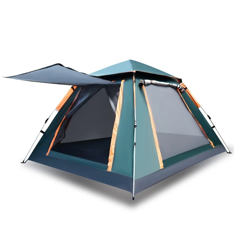 ワンタッチテント 大型 4-６人用 防水 蚊虫 旅行 ポップアップテントアウトドア キャンプ 登山A5