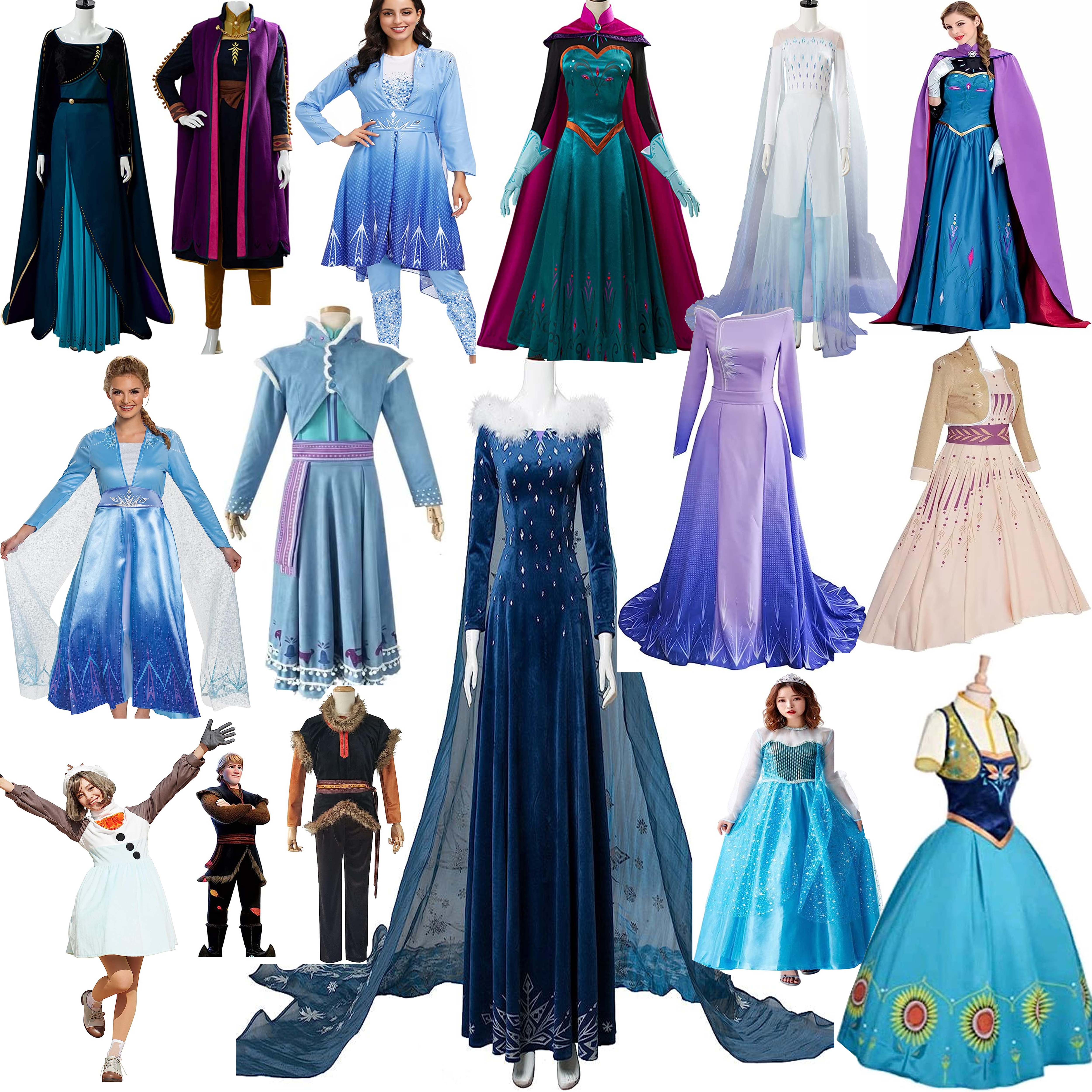 アナと雪の女王 雪の女王 アナ エルサ Elsa あな えるさ ERUコスプレ 衣装 エルサ ドレス ワンピース 大人 プリンセス なりきり 仮装 ハロウィン イベント 衣装 コスプレ コスチューム