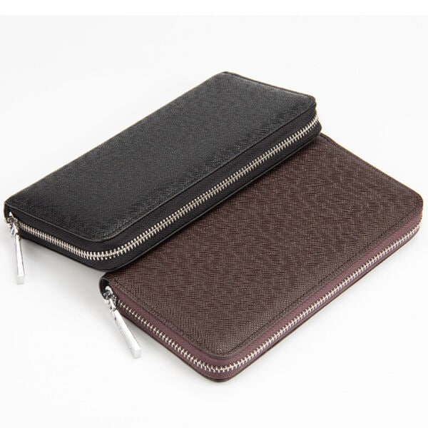 その他 財布・ポーチ Mens Long Clutch Wallet Leather Card Holder Clutch Zipper Purse Handbag Gifts