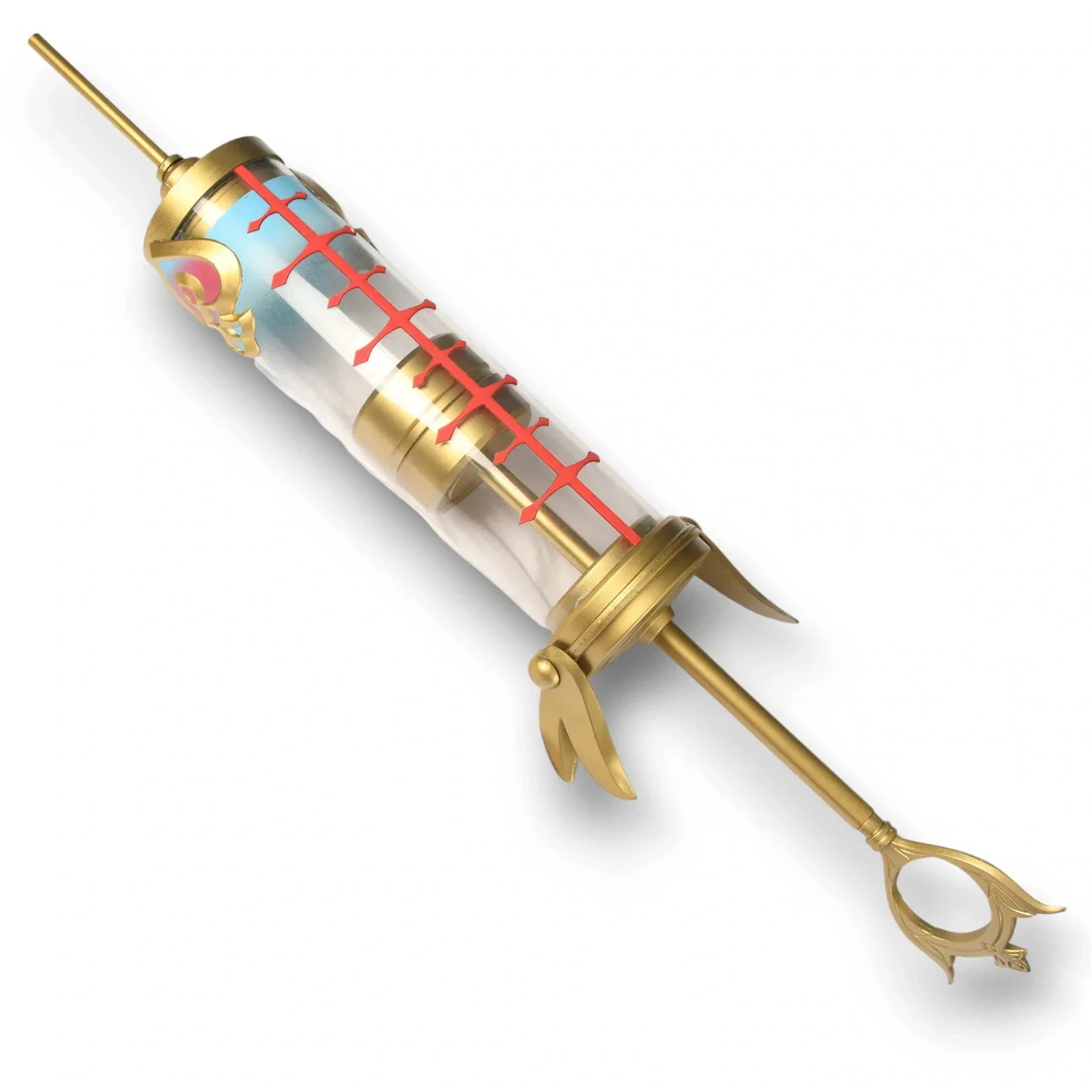 コスプレ道具 シグウィン 看護師長 注射器 65cm PU　透明アクリル　武器 発射不可　ヒーリングバブル　撮影道具 おもちゃ 手遊び 可愛い　ハロウィン　イベント　変装