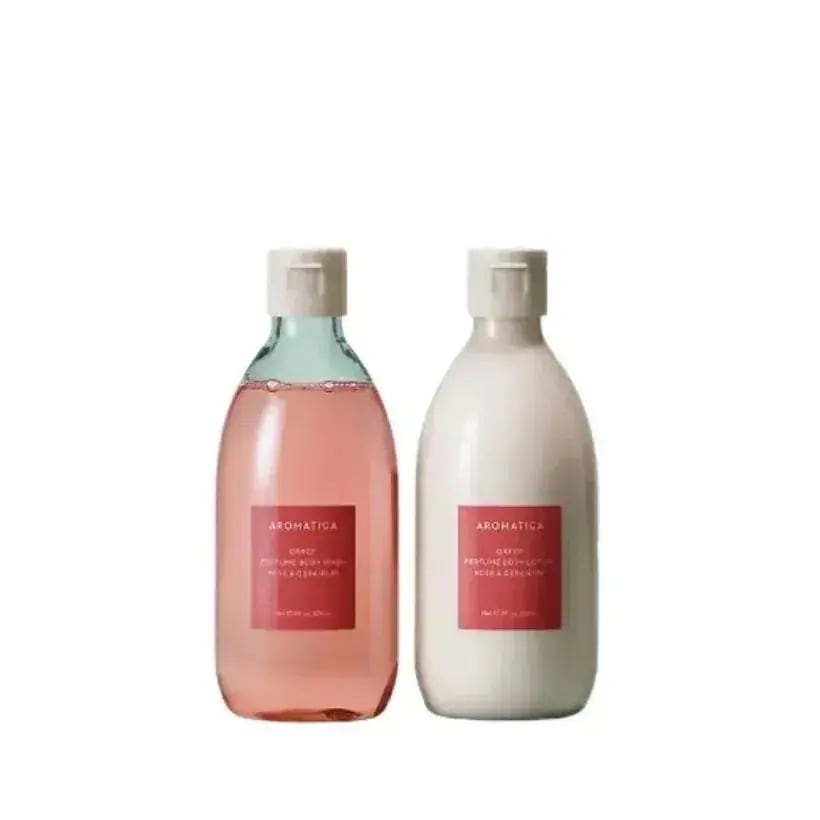 [25FW/New]ローズ パフューム ボディウォッシュ 300ml+ボディローション 300ml