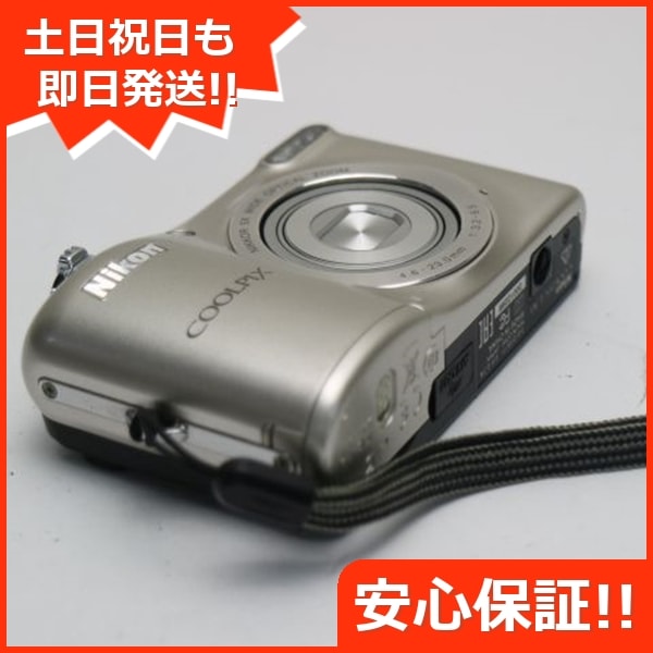 美品 COOLPIX L30 シルバー デジカメ ニコン 56