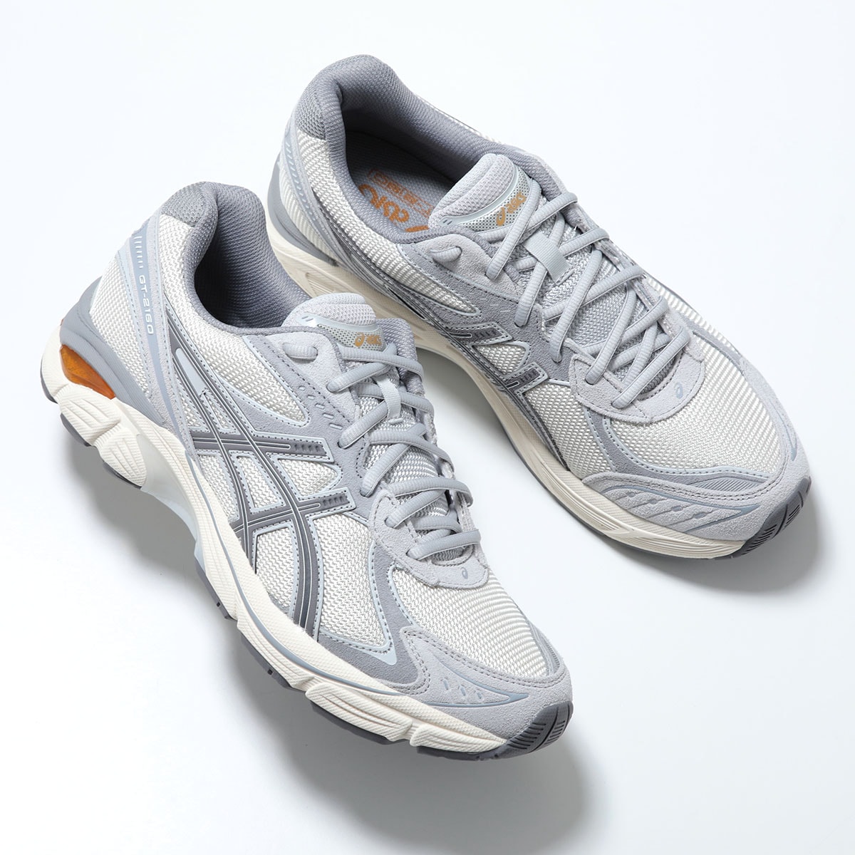 ASICS アシックス スニーカー GT-2160 1203A605-101 メンズ ローカット レースアップ スウェード 厚底 3.5cm シューズ 靴 CREAM/CARBON