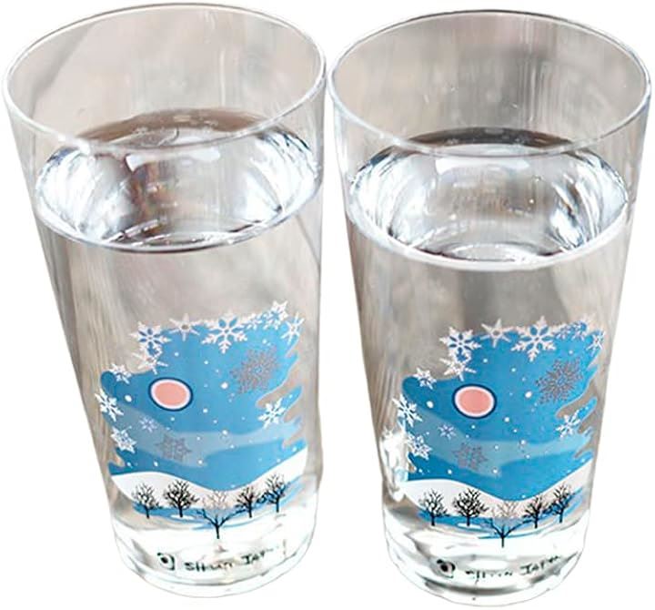 温度をデザインに 冷感雪結晶 タンブラーグラスペアセット 温度で絵柄が変化する 贈り物 乾杯 ソフトドリンク お中元 ギフト 温度で変化 プレゼント お祝い 冬 クリスマス