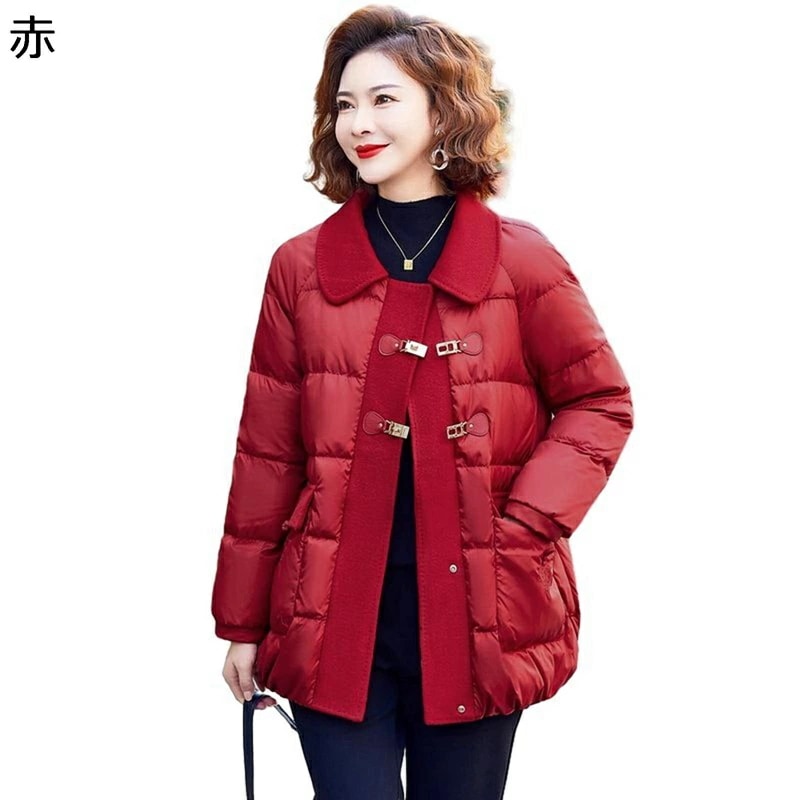 レディースダウンジャケット アヒル羽毛 長袖 冬 パファージャケット レディース ポケット 刺繍デザイン アウター 軽い 厚い 保暖保温 スポーツ 通勤通学 普段着 トレンド 簡約 日常着用 普段用