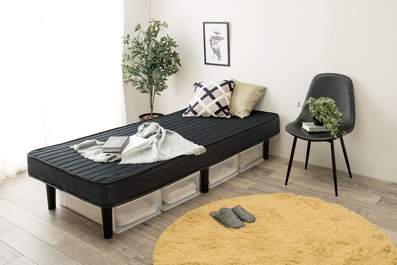 ベッド シングル ボンネルコイルマットレスベット すのこ ピロートップ 快眠 コンパクト シンプル スノコ 16,770円